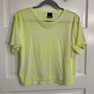 Neon Tie Dye Crop Tee
